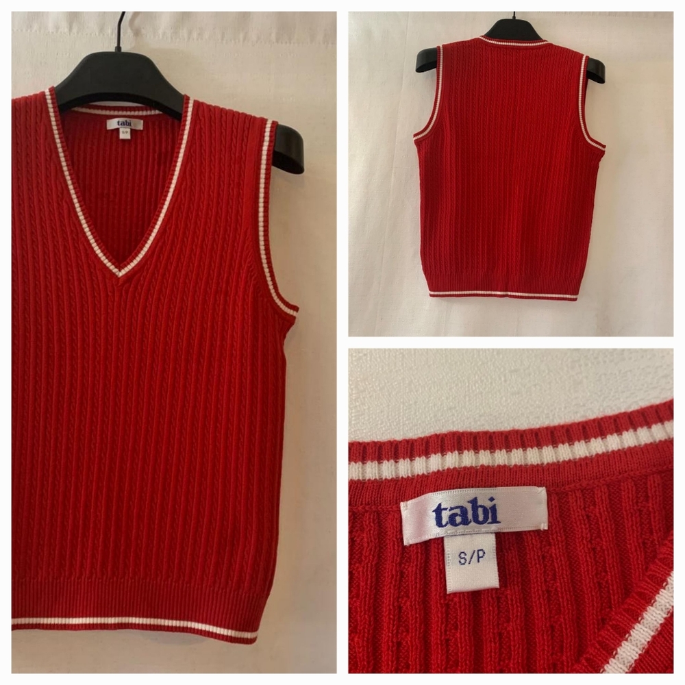 Tabi Cable Knit Sweater Vest